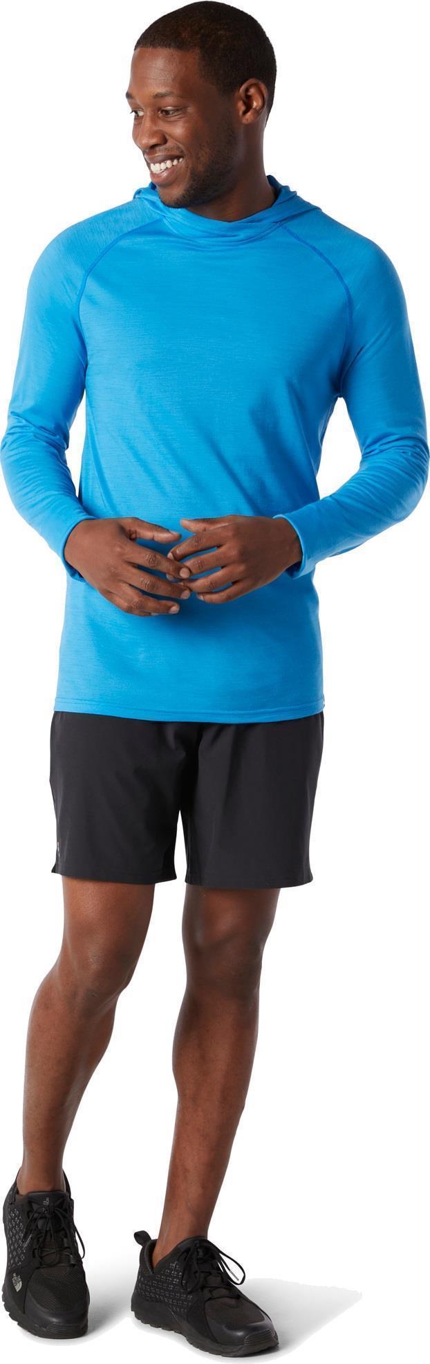 Merino Sport 150 Hoodie - Mens - ocean blue 1