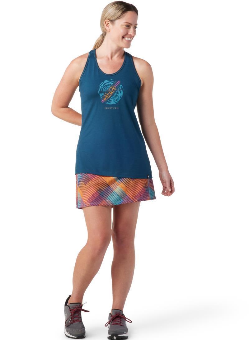 Merino Sport 150 Paddleboard Adventure Graphic Tank - Womens - Twilight Blue 2