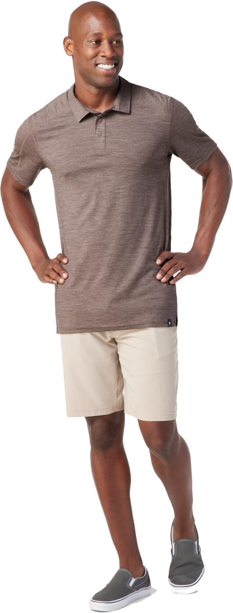 Merino Sport 150 Polo - Mens - Flint Heather 2