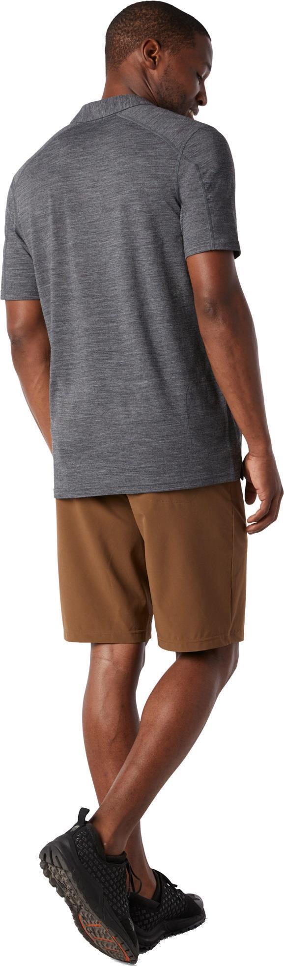 Merino Sport 150 Polo - Mens - Medium Gray Heather 3