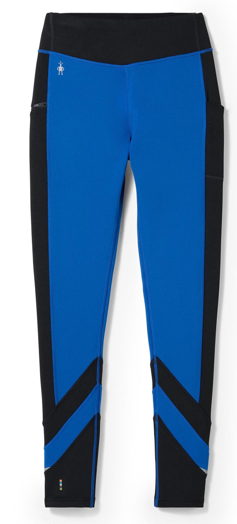 Merino Sport Fleece Colorblock Leggings - Womens - Blueberry Hill 1