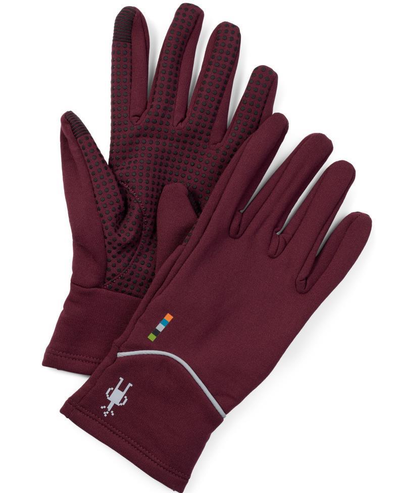 Merino Sport Fleece Gloves - Black Cherry 1