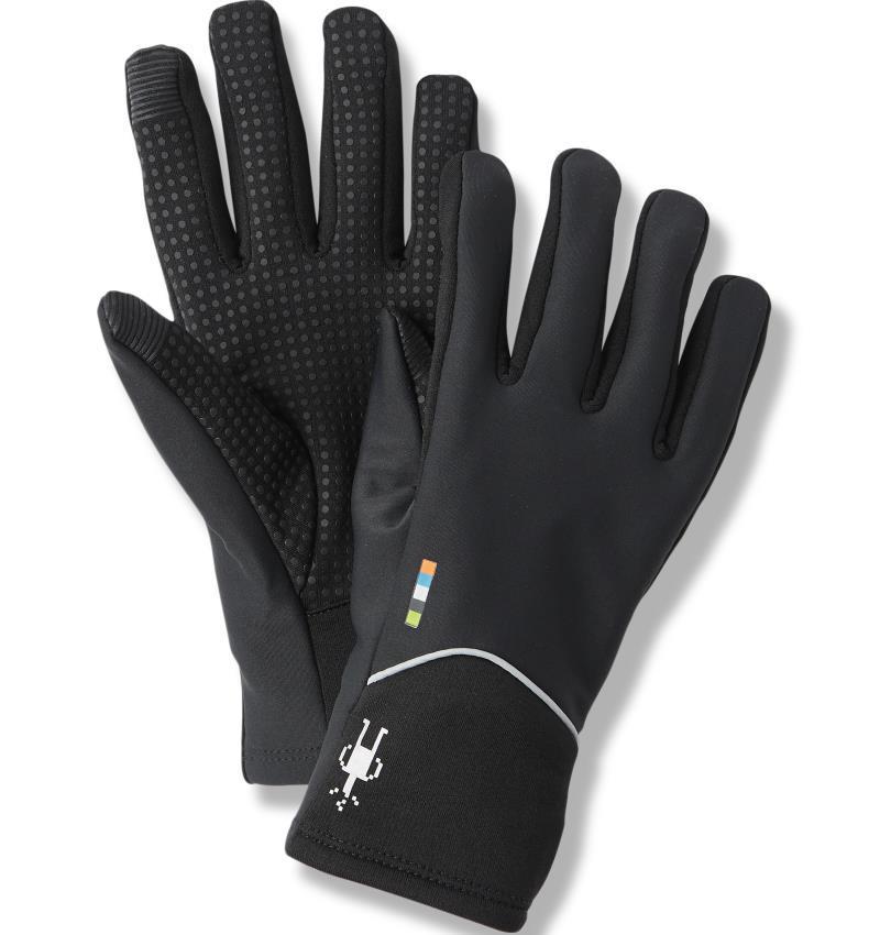Merino Sport Fleece Wind Gloves - Black 1