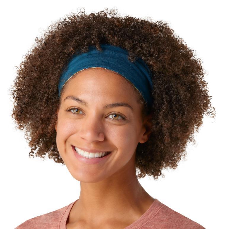 Merino Sport Headband - Almond Meadow Print 3