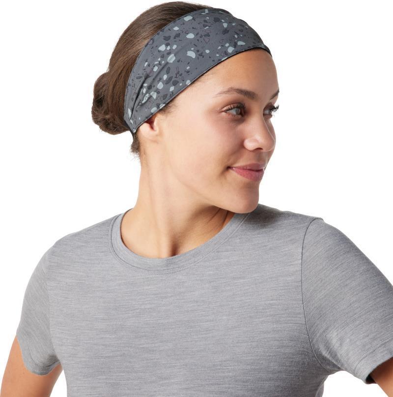 Merino Sport Headband - Black Composite Print 3
