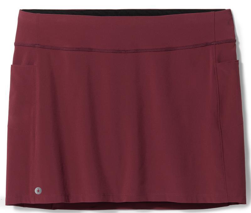Merino Sport Lined Skirt - Black Cherry 1