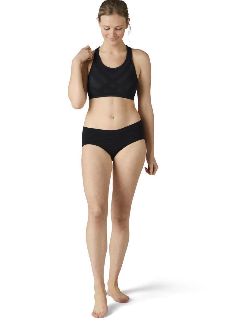 Merino Sport Seamless Hipster - Womens - Black 2