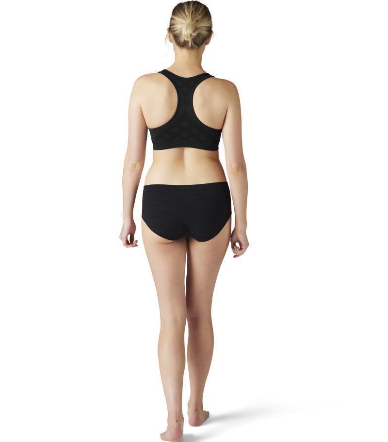 Merino Sport Seamless Hipster - Womens - Black 3