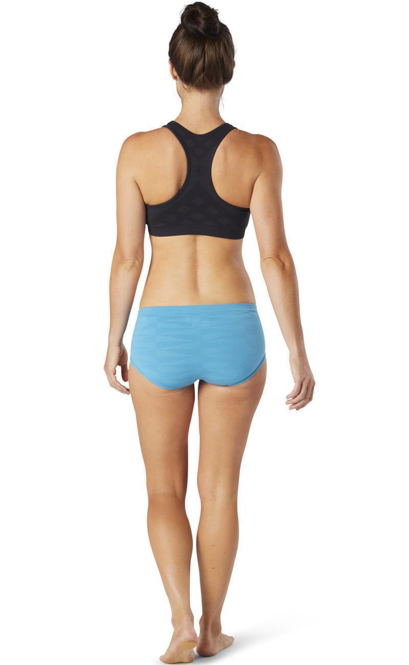 Merino Sport Seamless Hipster - Womens - Light Ocean Abyss 3