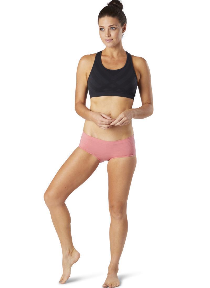 Merino Sport Seamless Hipster - Womens - Tea Rose 2