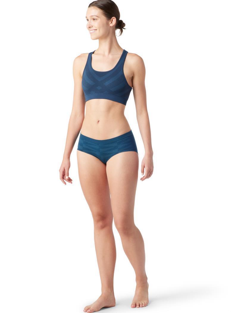 Merino Sport Seamless Hipster - Womens - Twilight Blue 2