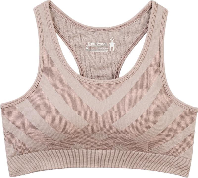 Merino Sport Seamless Racerback Bra - Sandstone 1