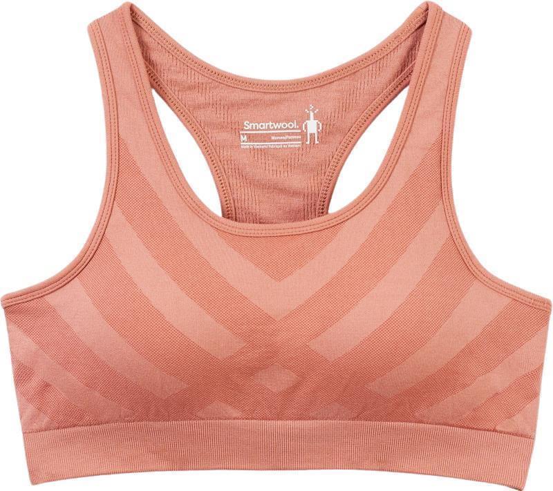 Merino Sport Seamless Racerback Bra - light mahogany 1