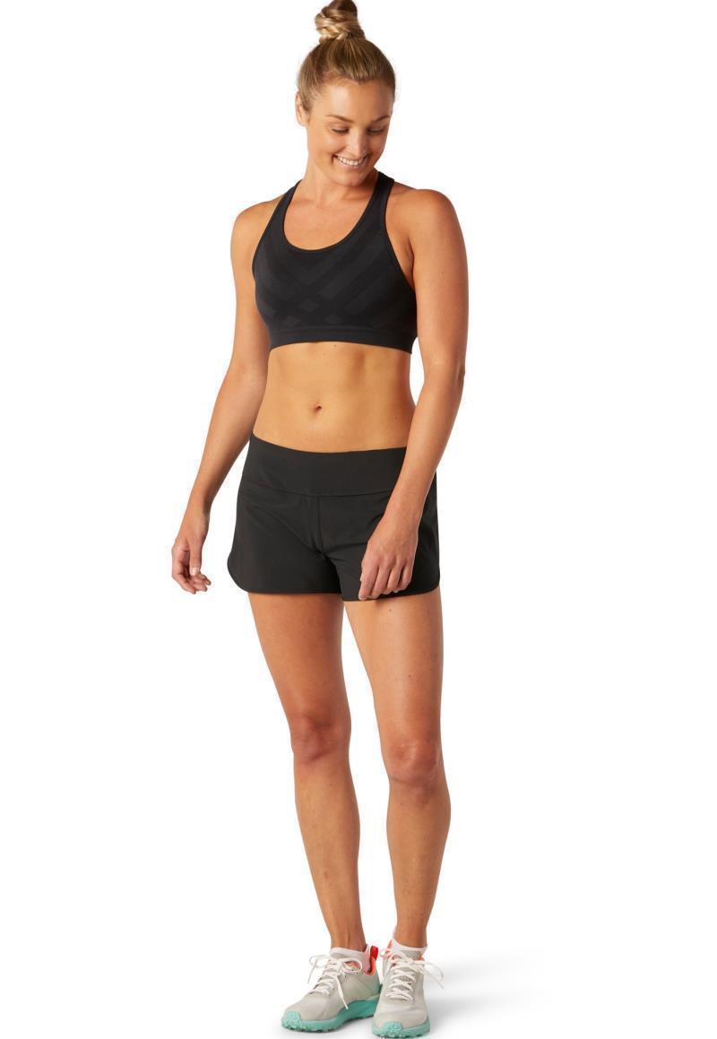 Merino Sport Seamless Strappy Bra - black 1