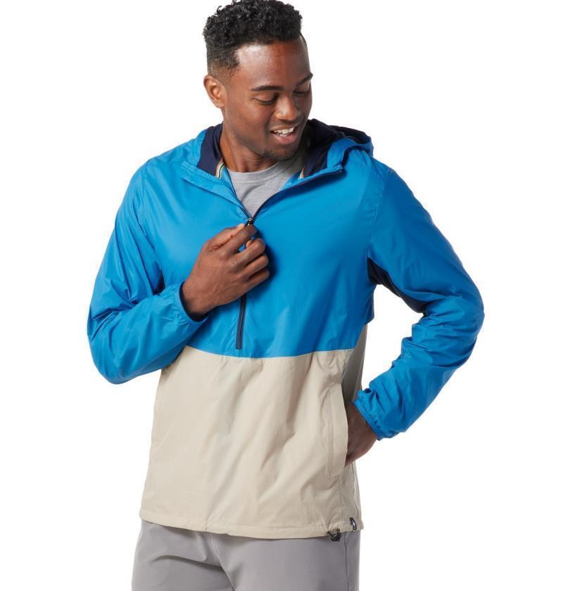 Merino Sport Ultralite Anorak - Mens - Light Neptune Blue 2