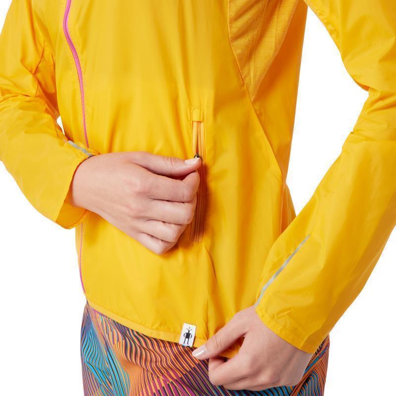 Merino Sport Ultralite Hoodie Jacket - Womens - Mango Sorbet 4