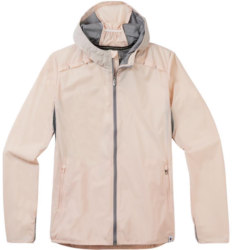 Merino Sport Ultralite Hoodie Jacket - Womens - Peach Whip 1