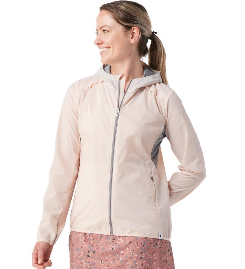 Merino Sport Ultralite Hoodie Jacket - Womens - Peach Whip 2
