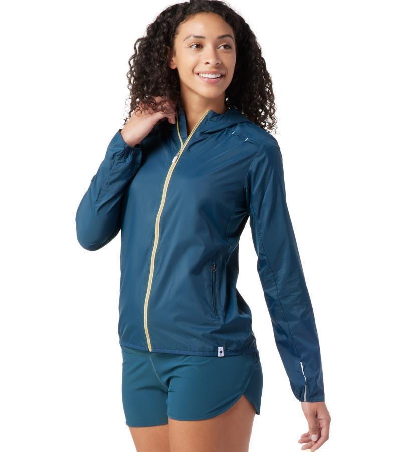 Merino Sport Ultralite Hoodie Jacket - Womens - Twilight Blue 2