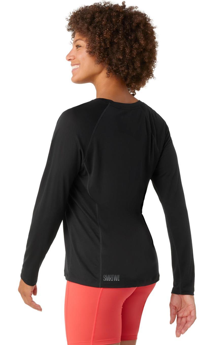 Merino Sport Ultralite LS - Womens - Black 3