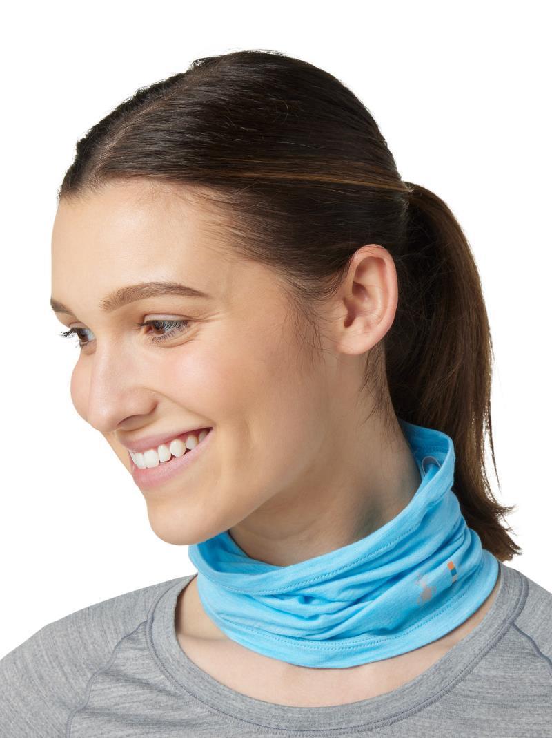 Merino Sport Ultralite Neck Gaiter - Ocean Spray Heather 2