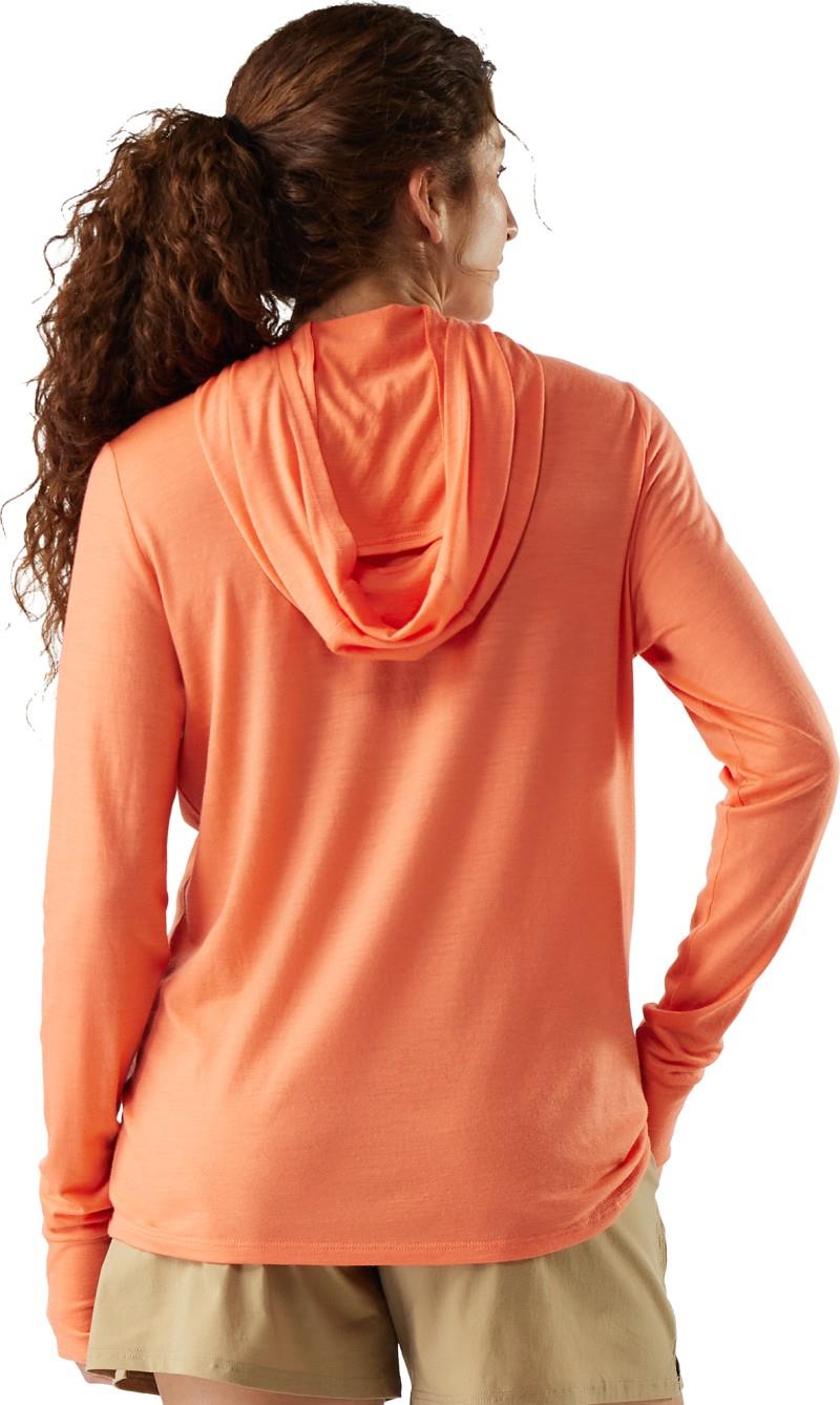 Merino Sun Hoodie - Womens - coral reef 1