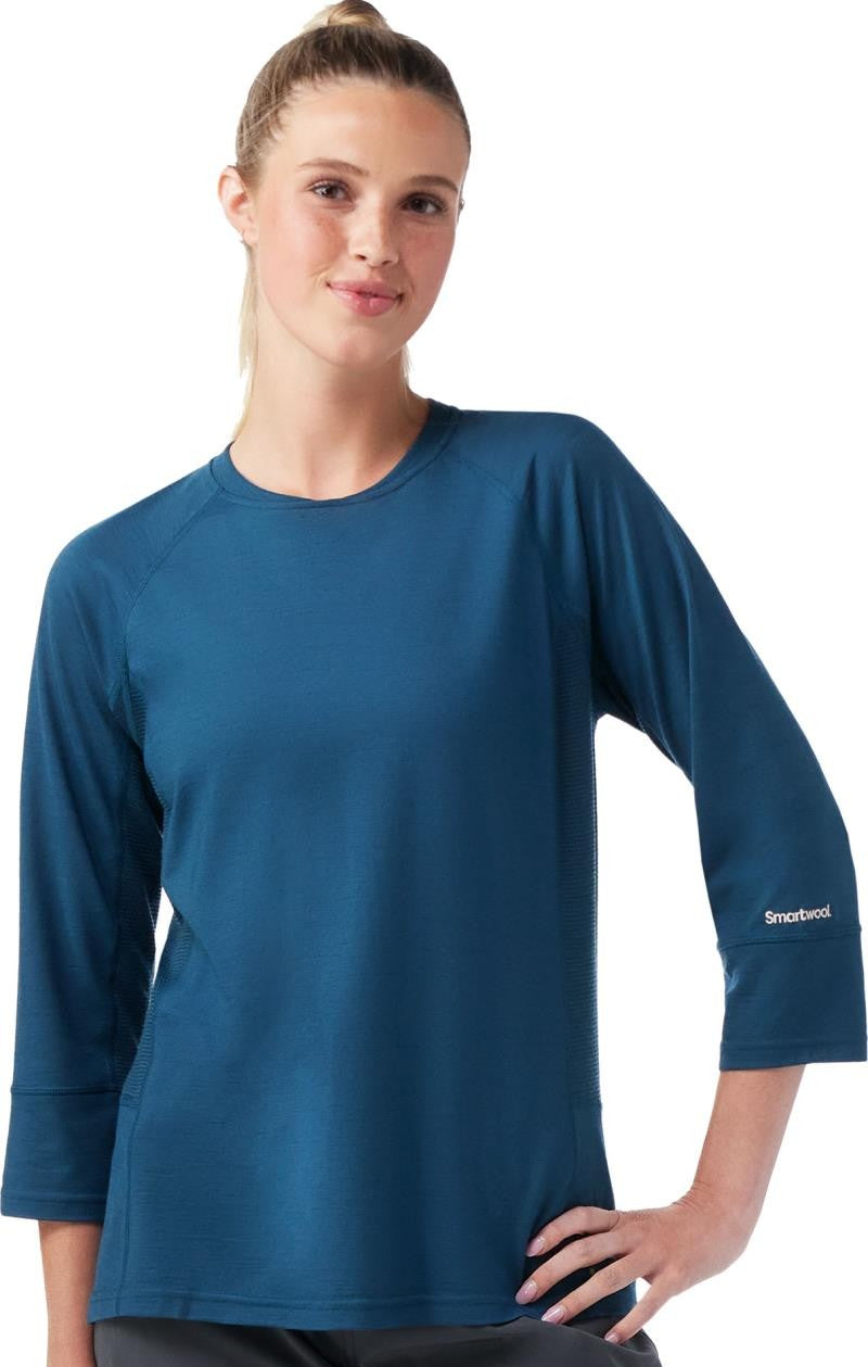 Mountain Bike 3/4 Sleeve Jersey - Womens - twilight blue 1