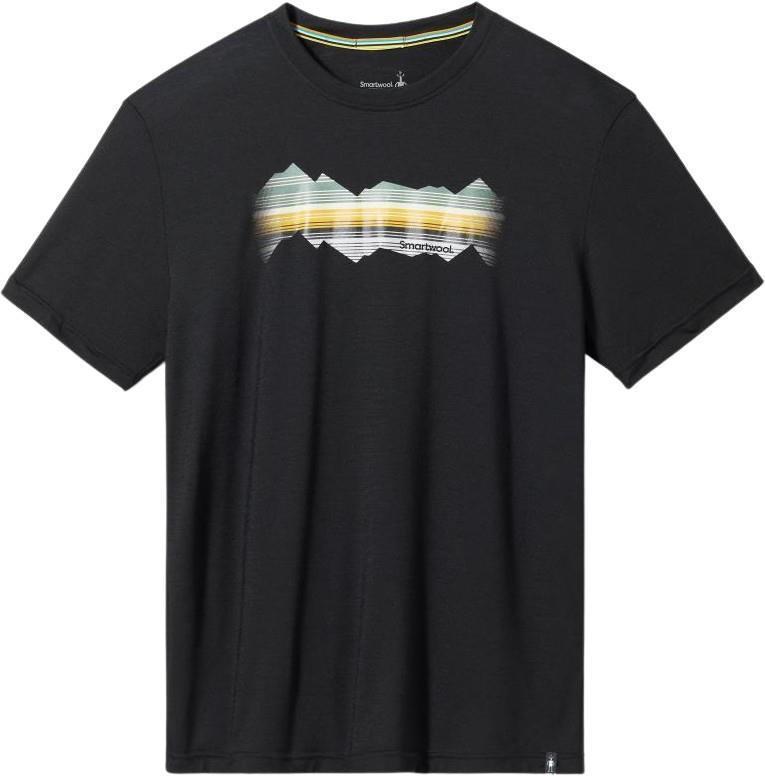 Mountain Horizon Graphic SS Tee - Unisex - Black 1