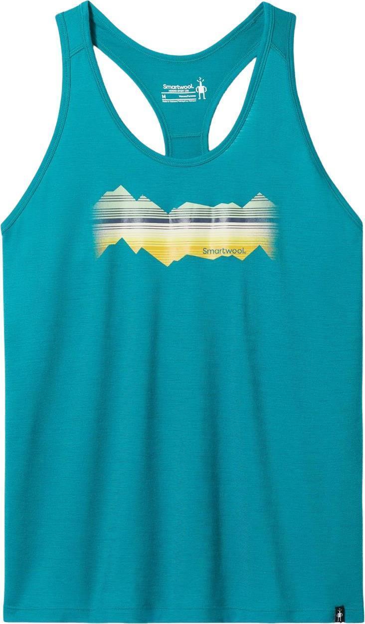 Mountain Horizon Graphic Tank - Womens - Deep Lake 1