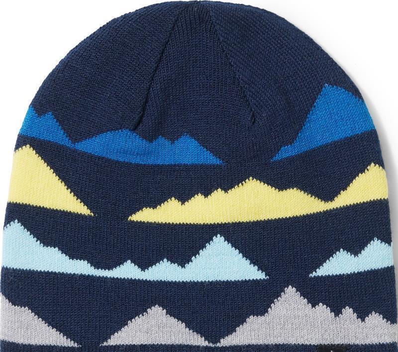Mountain Pattern Reversible Beanie - Kids - Blueberry Hill 1