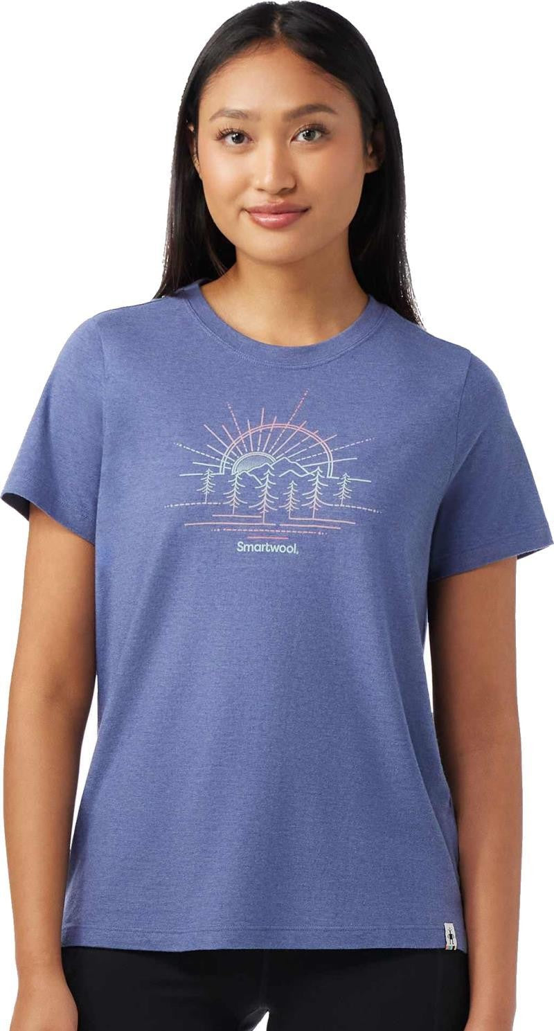 Mountain Sol SS Graphic Tee - Womens - nightfall blue 1