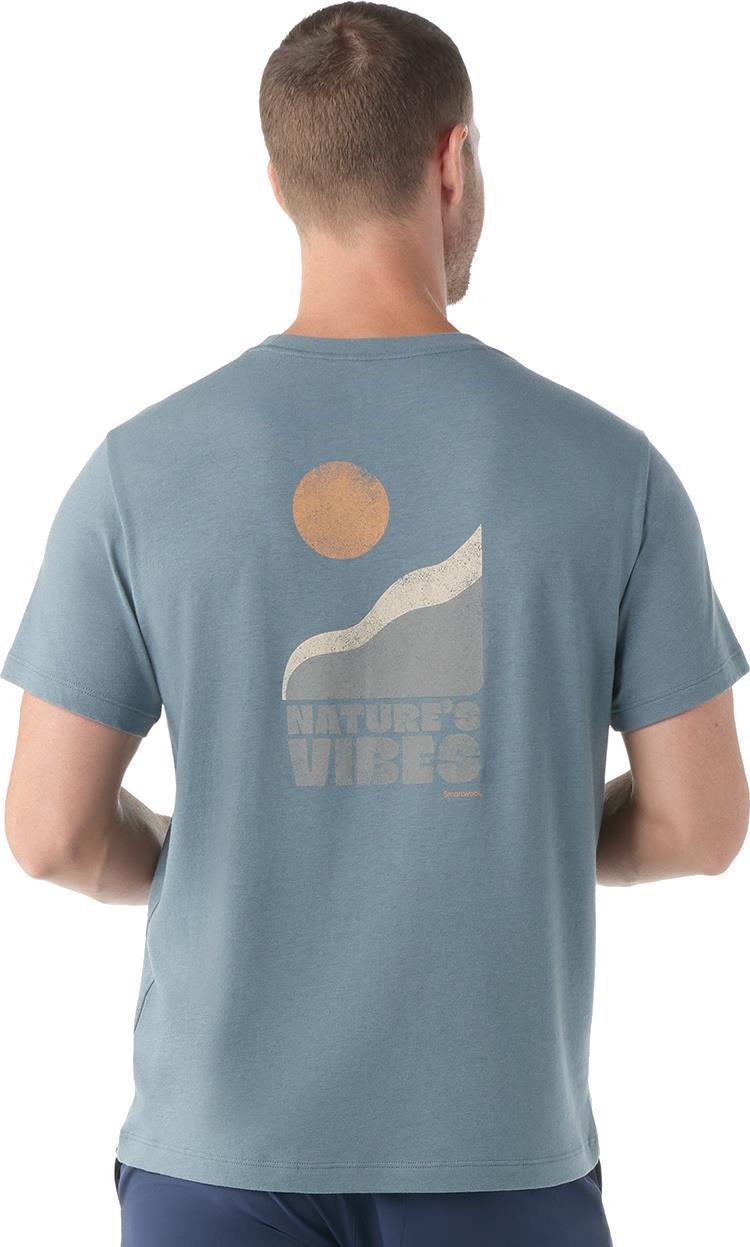 Nature`s Vibes Graphic SS Tee - Unisex - Pewter Blue 2