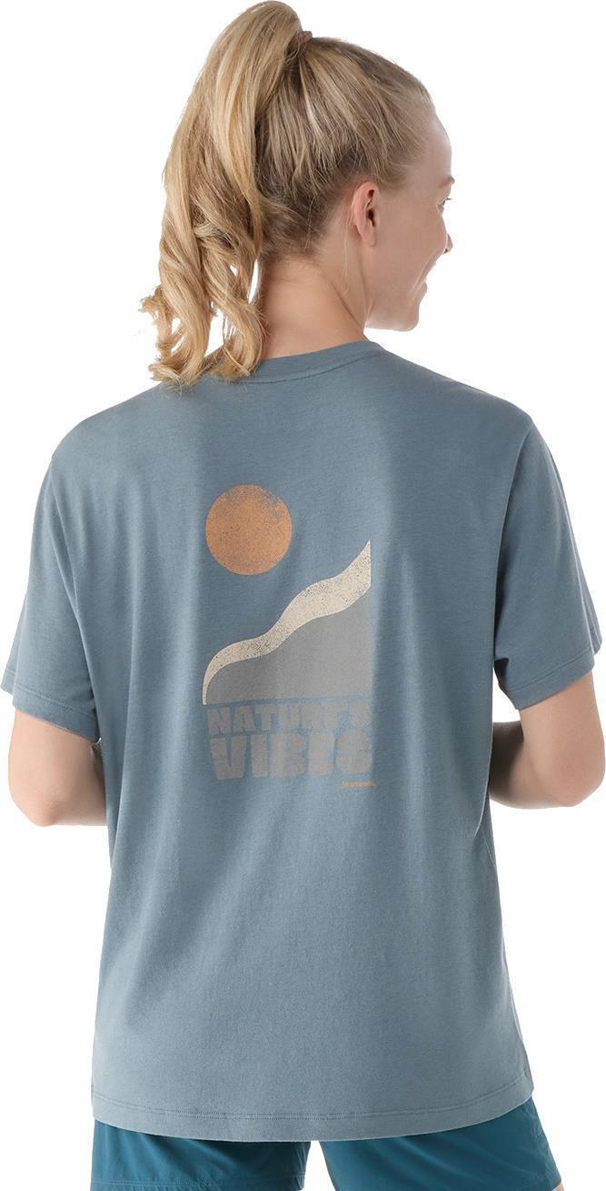 Nature`s Vibes Graphic SS Tee - Unisex - Pewter Blue 4