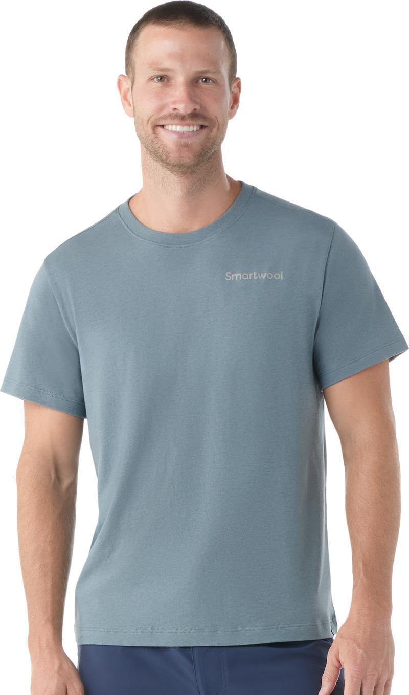 Nature`s Vibes Graphic SS Tee - Unisex - Pewter Blue 1