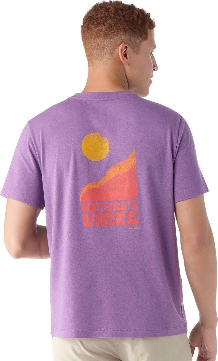 Nature`s Vibes Graphic SS Tee - Unisex - Purple Iris Heather 4