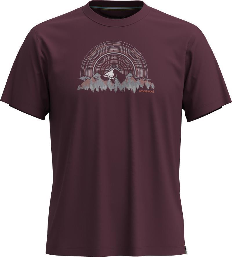 Never Summer Mountain Graphic SS Tee - Unisex - Eggplant 1
