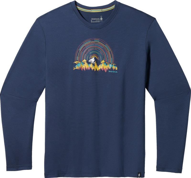 Never Summer Mountains Graphic LS Tee - Unisex - Deep Navy 1