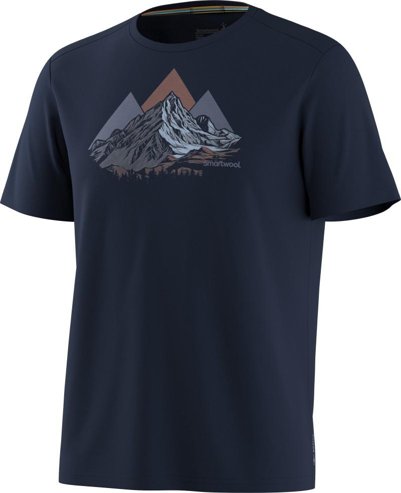 Peak Bagger Active SS Graphic Tee - Unisex - navy 1
