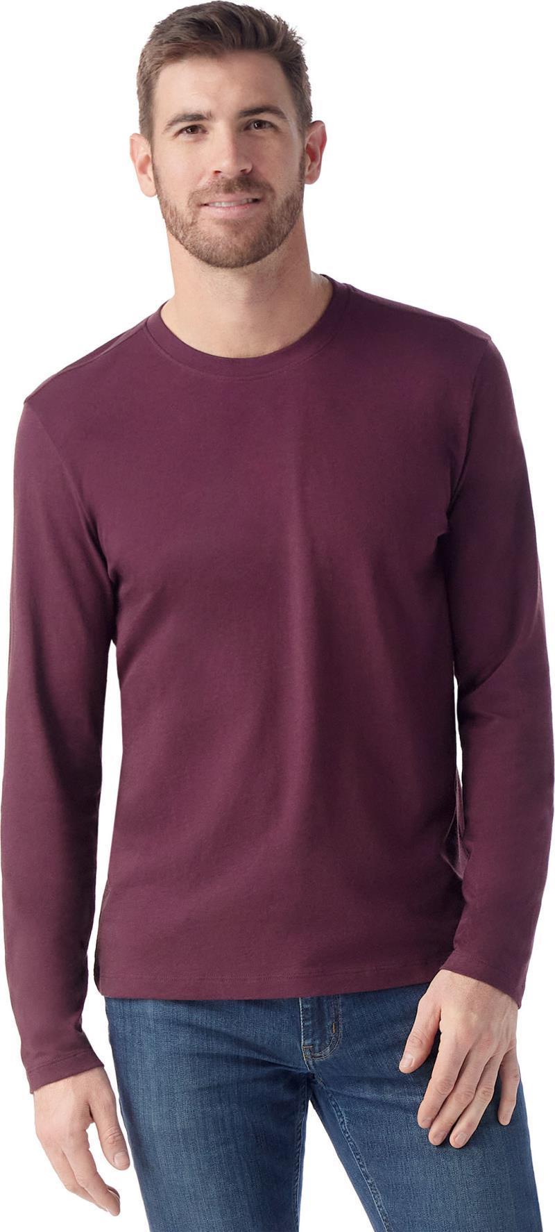 Perfect Crew LS Tee - Mens - Eggplant 2