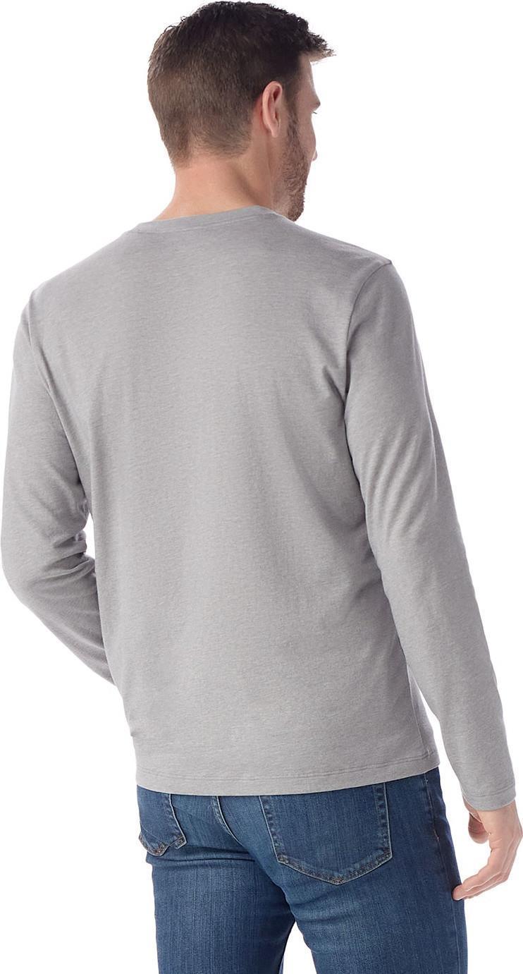 Perfect Crew LS Tee - Mens - Light Gray Heather 3