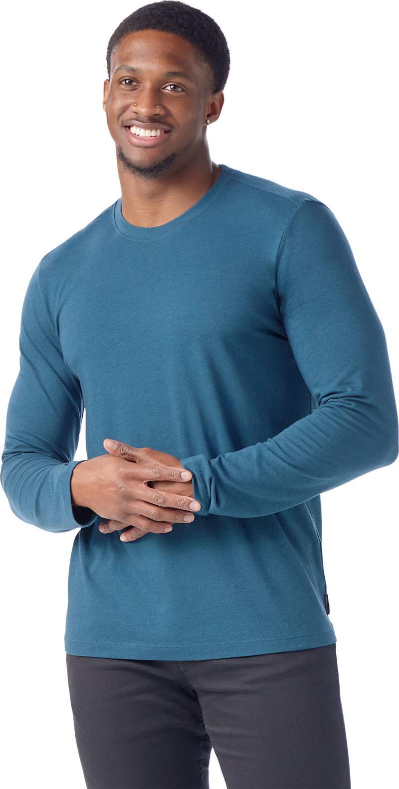 Perfect Crew LS Tee - Mens - Twilight Blue 2