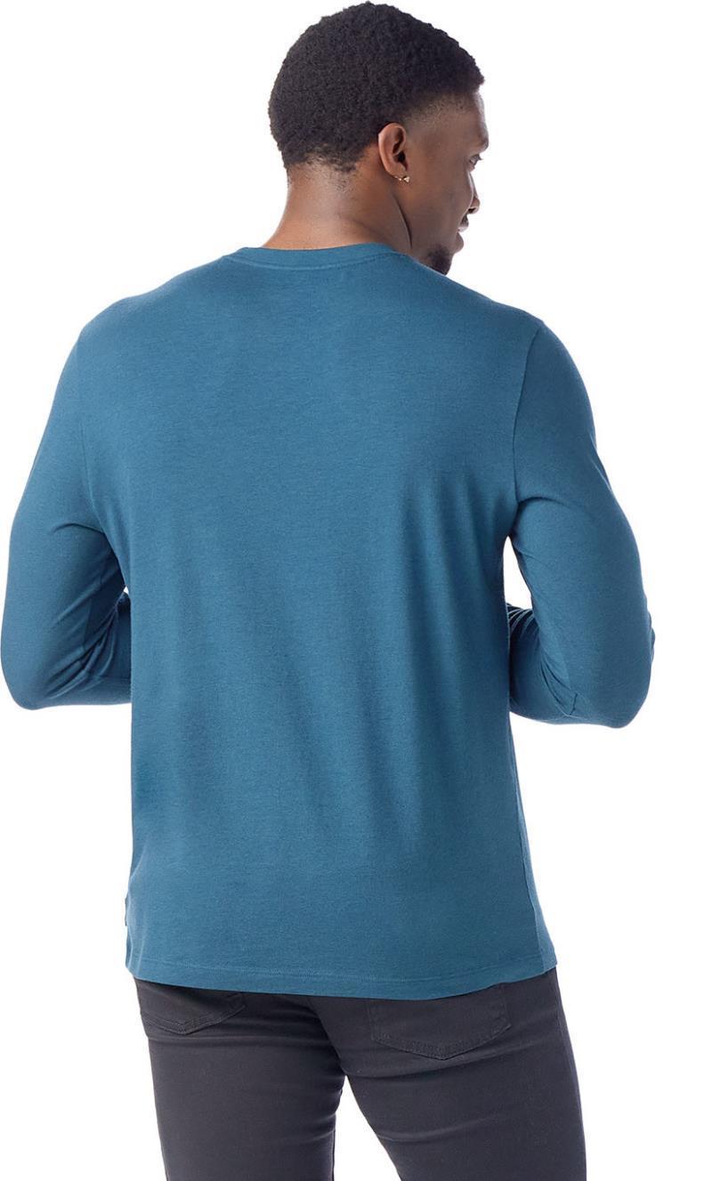Perfect Crew LS Tee - Mens - Twilight Blue 3