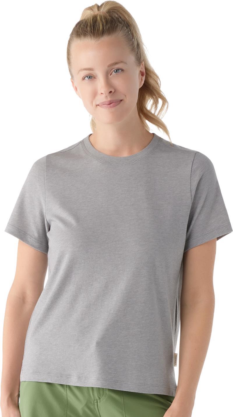 Perfect Crew SS Tee - Womens - Light Gray Heather 1