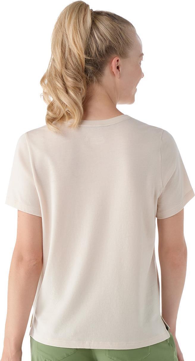 Perfect V-Neck SS Tee - Womens - Almond 2