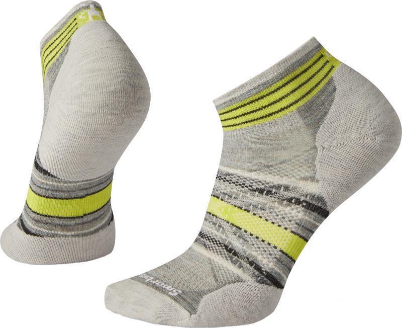 PhD Run Light Targeted Cushion Pattern Low Cut Socks - Mens - lunar gray 1