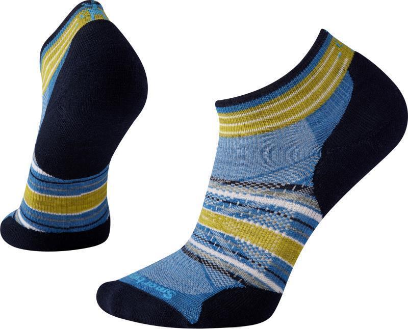 PhD Run Light Targeted Cushion Pattern Low Cut Socks - Mens - neptune blue 1