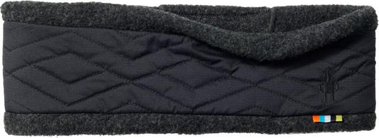 Quilted Fleece Headband - black 1