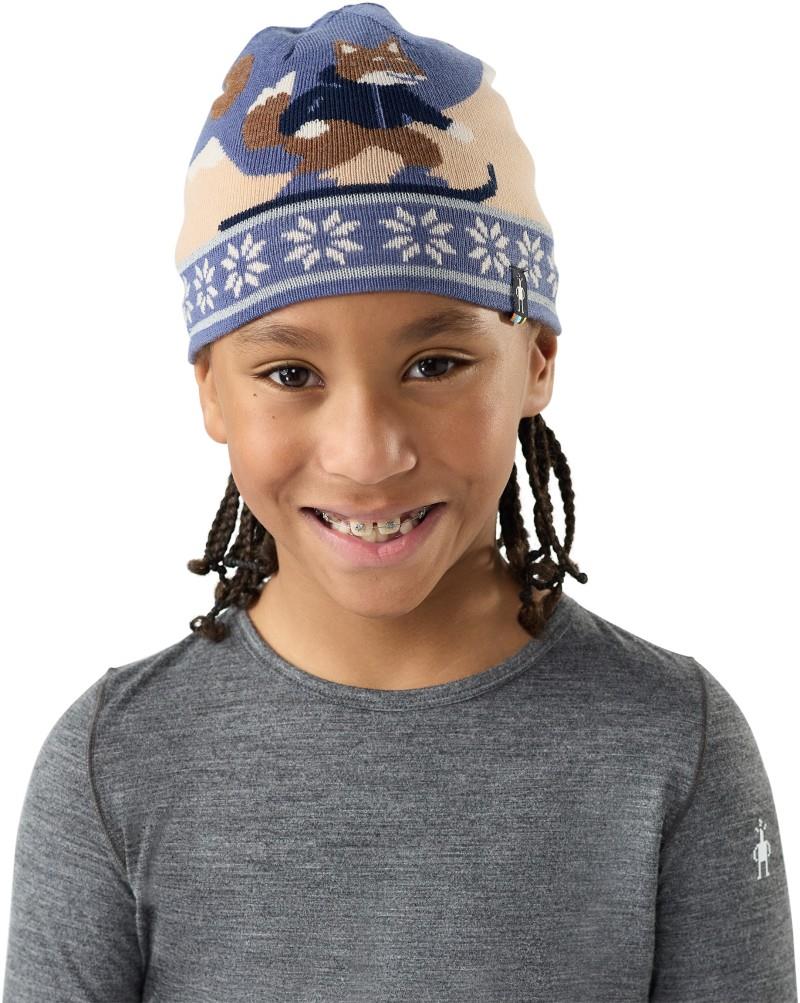 Reversible Art Beanie - Kids - nightfall blue 1