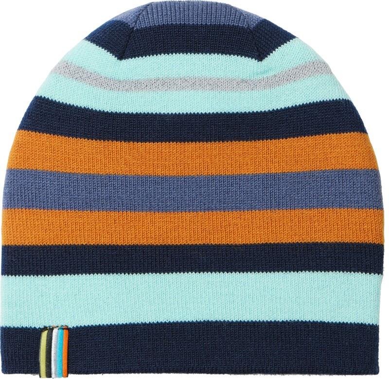 Reversible Art Beanie - Kids - pacific blue 1