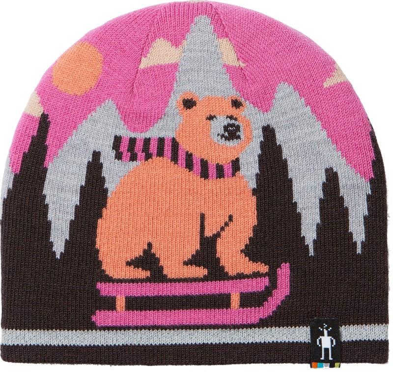 Reversible Art Beanie - Kids - terracotta 1
